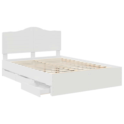 Struttura del letto Bianco 140 x 190 cm Legno Ingegnerizzato