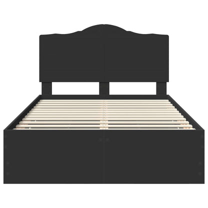 Struttura del letto Nero 120 x 190 cm Legno Ingegnerizzato