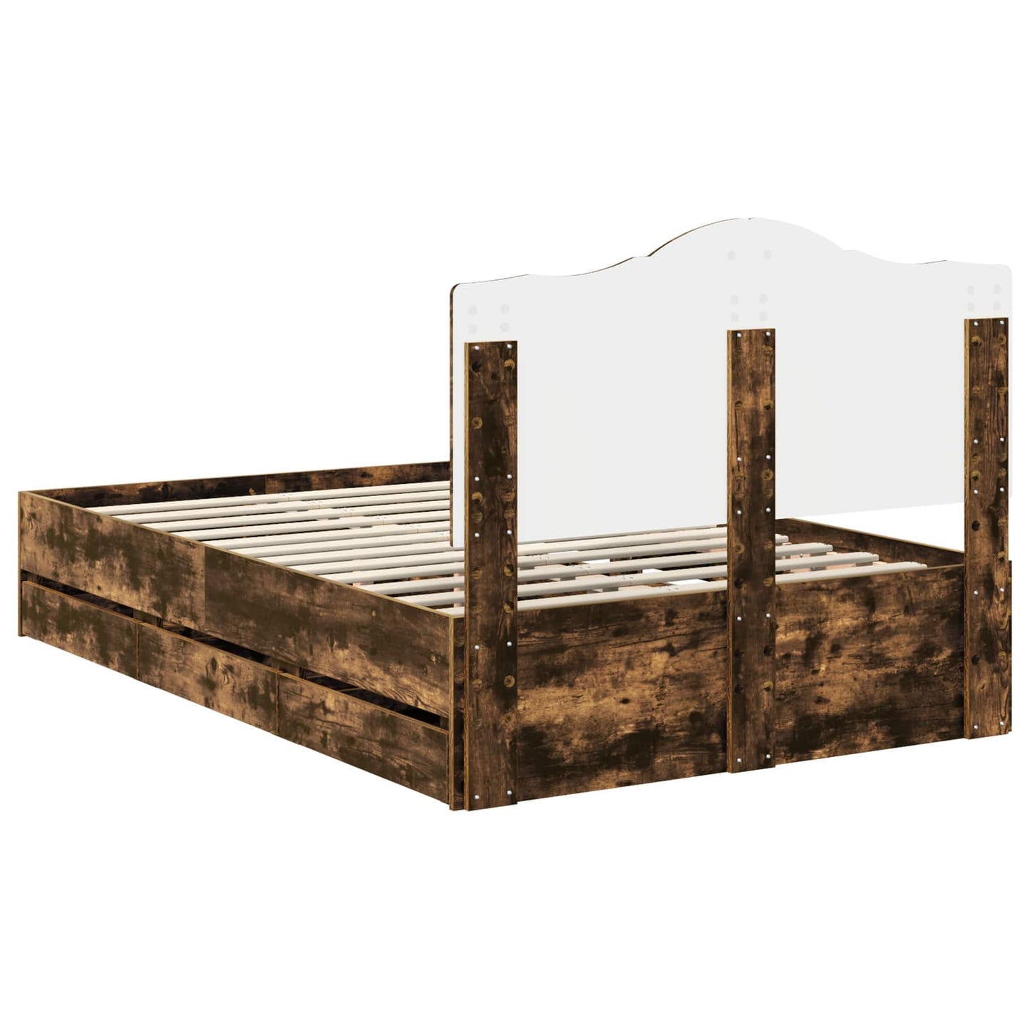Struttura del letto Quercia Affumicata 120 x 190 cm | homemem39