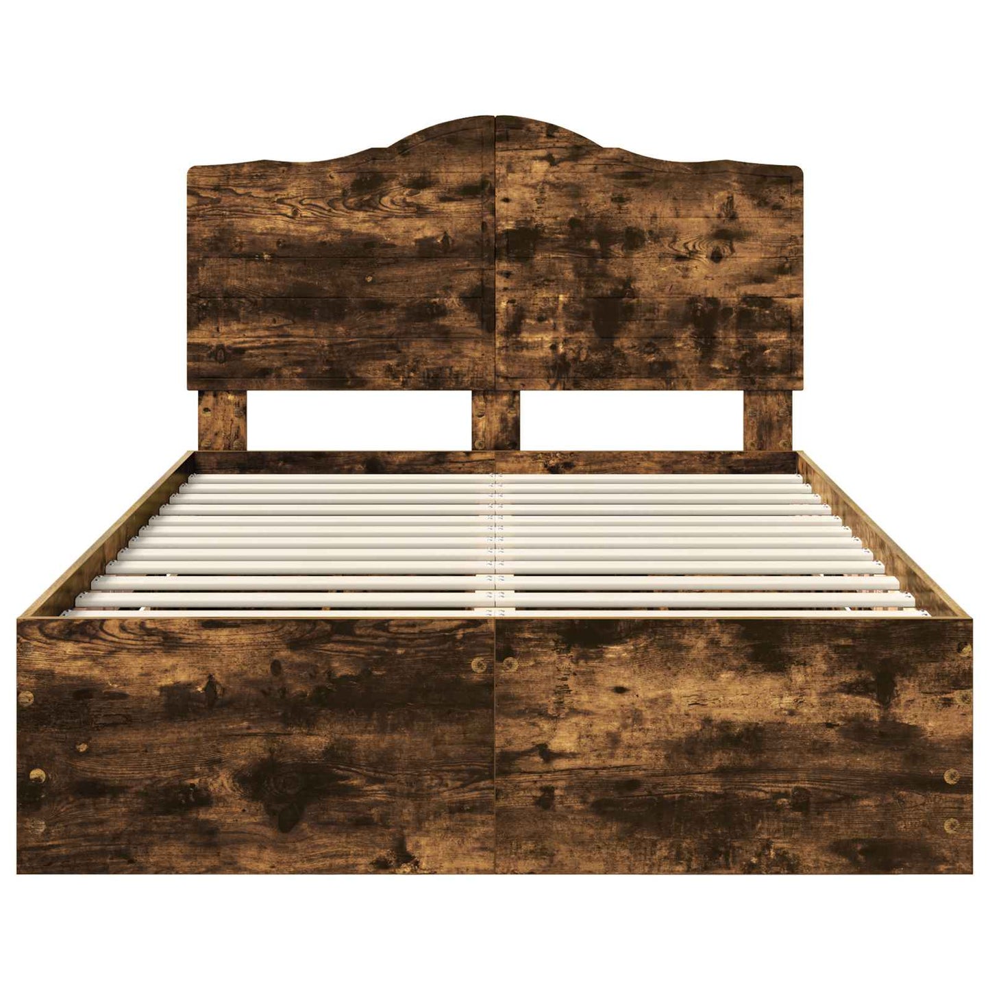 Struttura del letto con cassetto Rovere fumé 120 x 200 cm