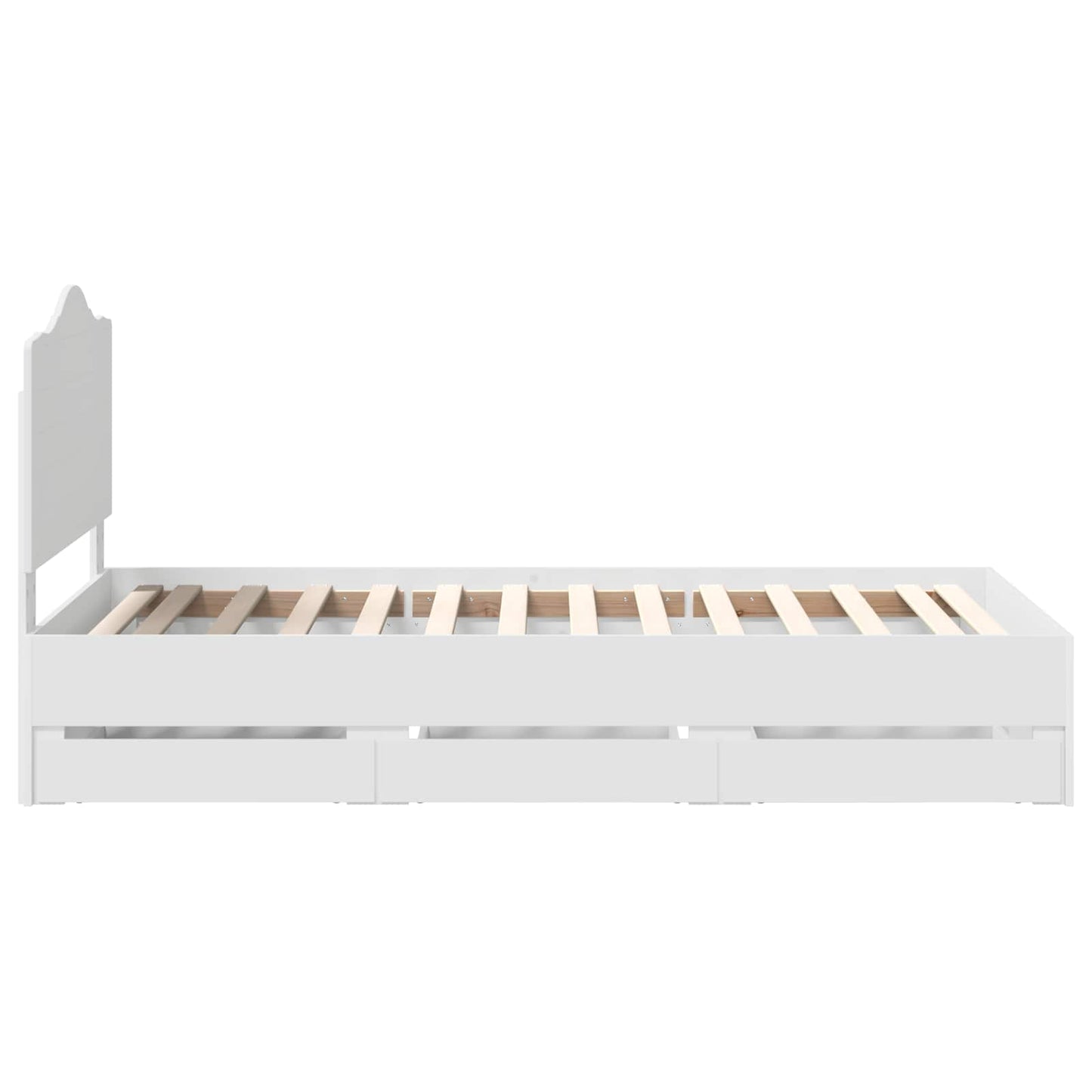 Struttura del letto Bianco 98.5 x 200 cm Legno Ingegnerizzato