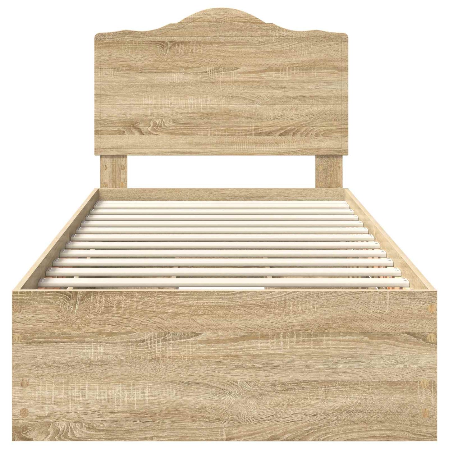 Struttura del letto con cassetto Rovere Sonoma 100 x 200 cm