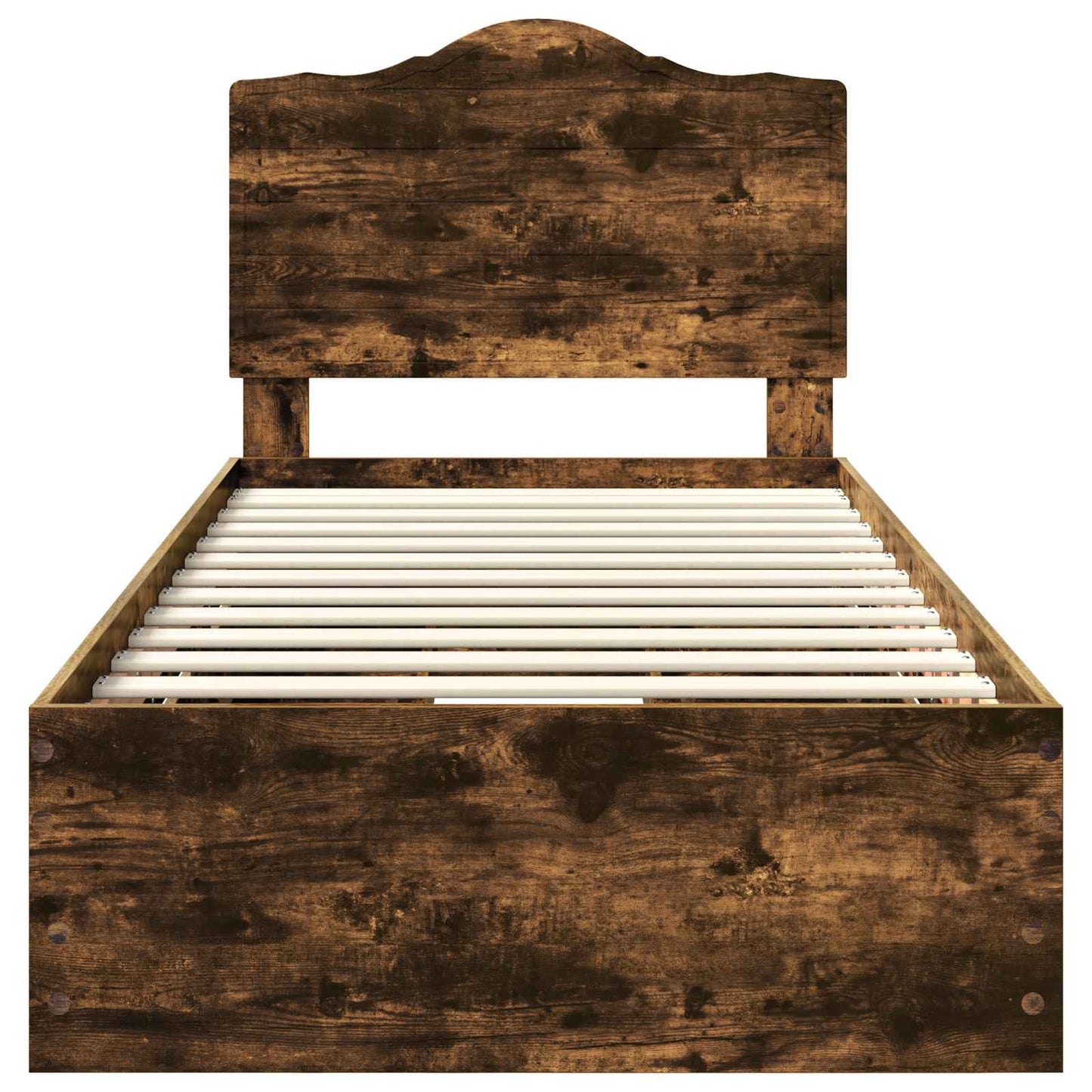 Struttura del letto con cassetto Rovere fumé 98.5 x 200 cm