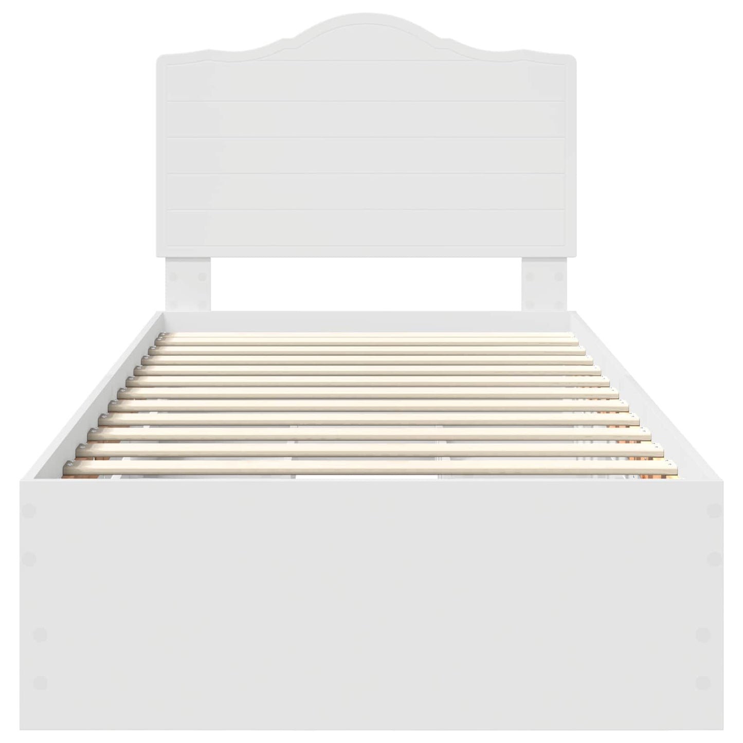 Struttura del letto Bianco 90 x 200 cm Legno Ingegnerizzato