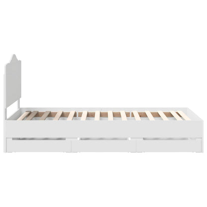 Struttura del letto Bianco 90 x 200 cm Legno Ingegnerizzato