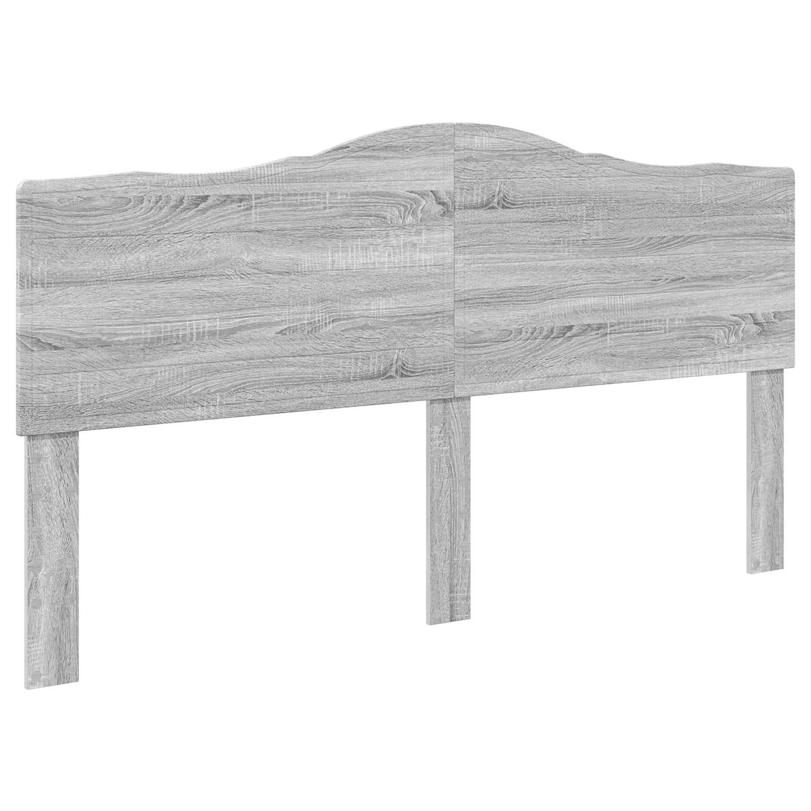 Letto con Contenitore con testiera Grigio Sonoma 180 x 200 cm | homemem39