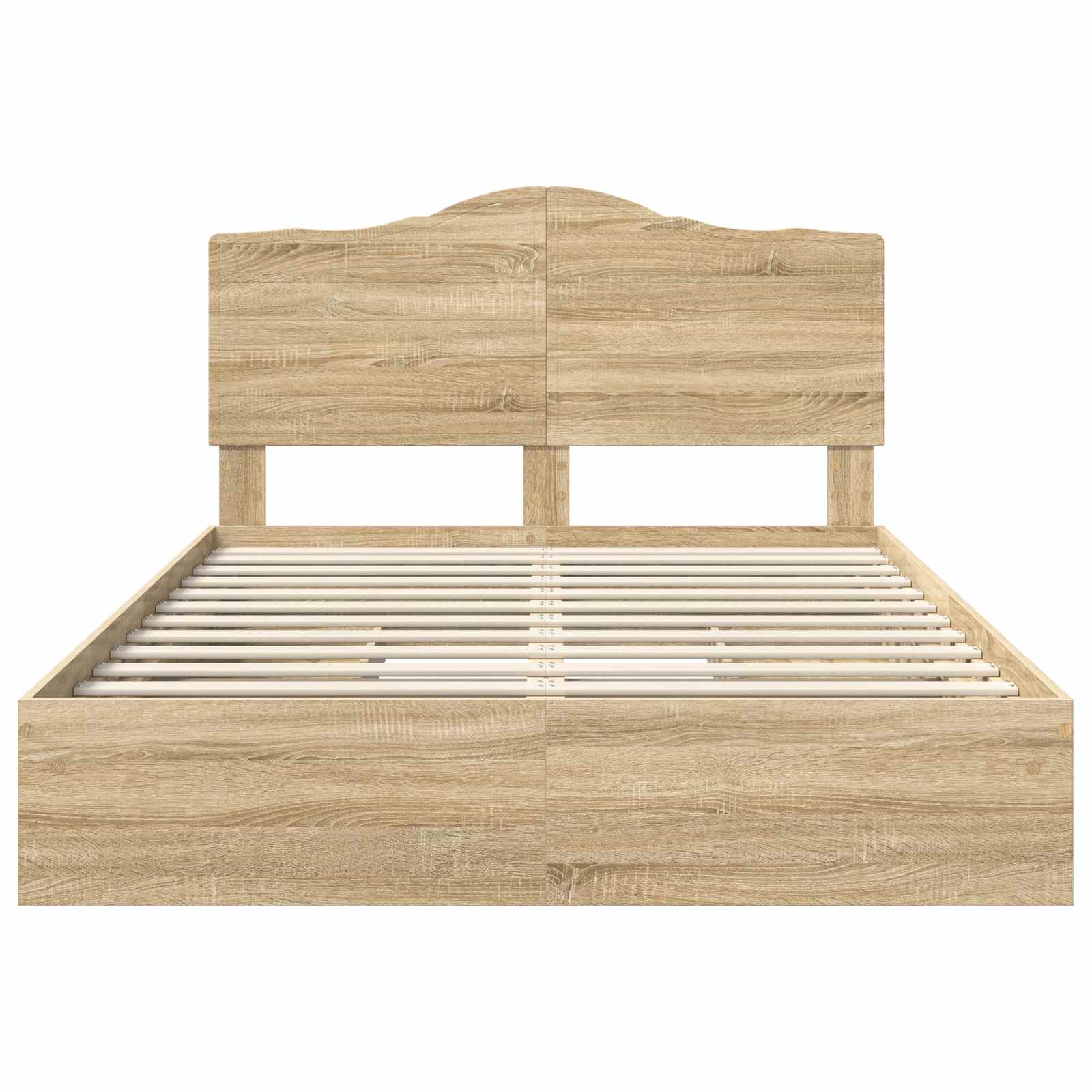 Letto con Contenitore con cassetto Rovere Sonoma 160 x 200 cm | homemem39