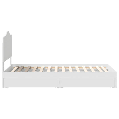 Letto con Contenitore Bianco 90 x 200 cm Legno multistrato | homemem39