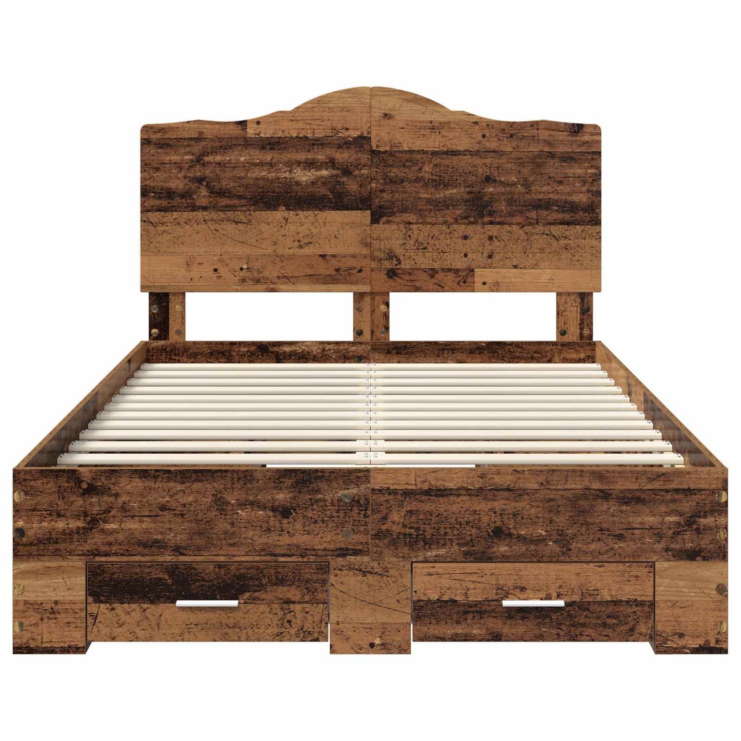 Struttura del letto con testiera Legno vecchio 120 x 190 cm | homemem39