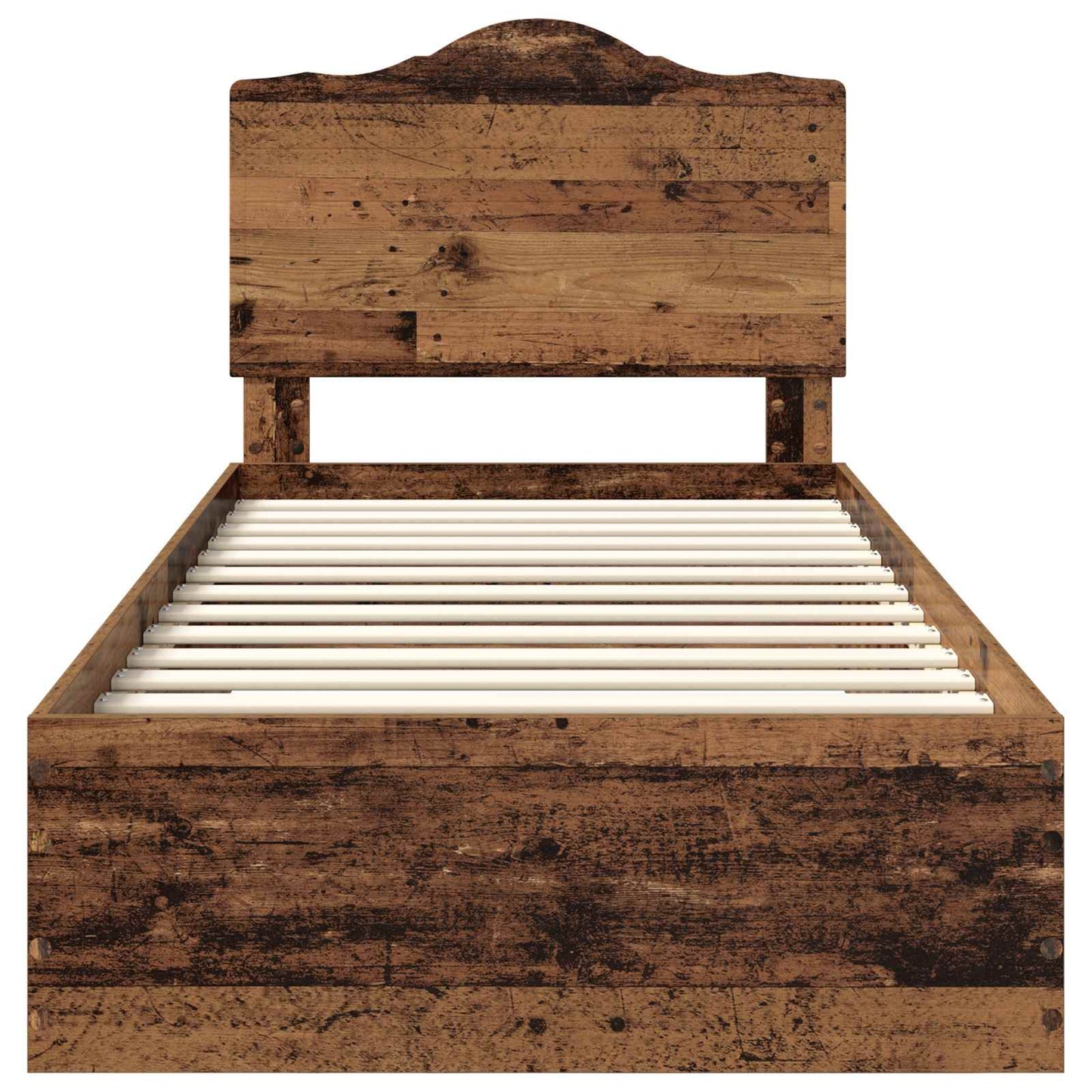 Struttura del letto Legno vecchio 90 x 190 cm Legno multistrato | homemem39