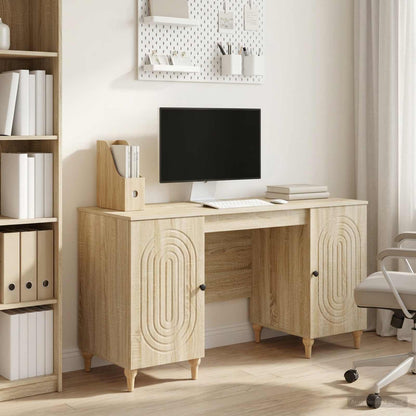 Scrivania Sonoma 142,5 x 50 x 75 cm Legno ingegnerizzato