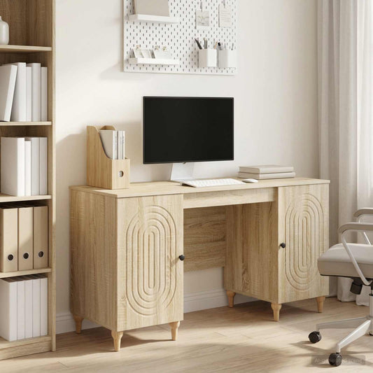 Scrivania Rovere Sonoma 142,5 x 50 x 75 cm Legno ingegnerizzato