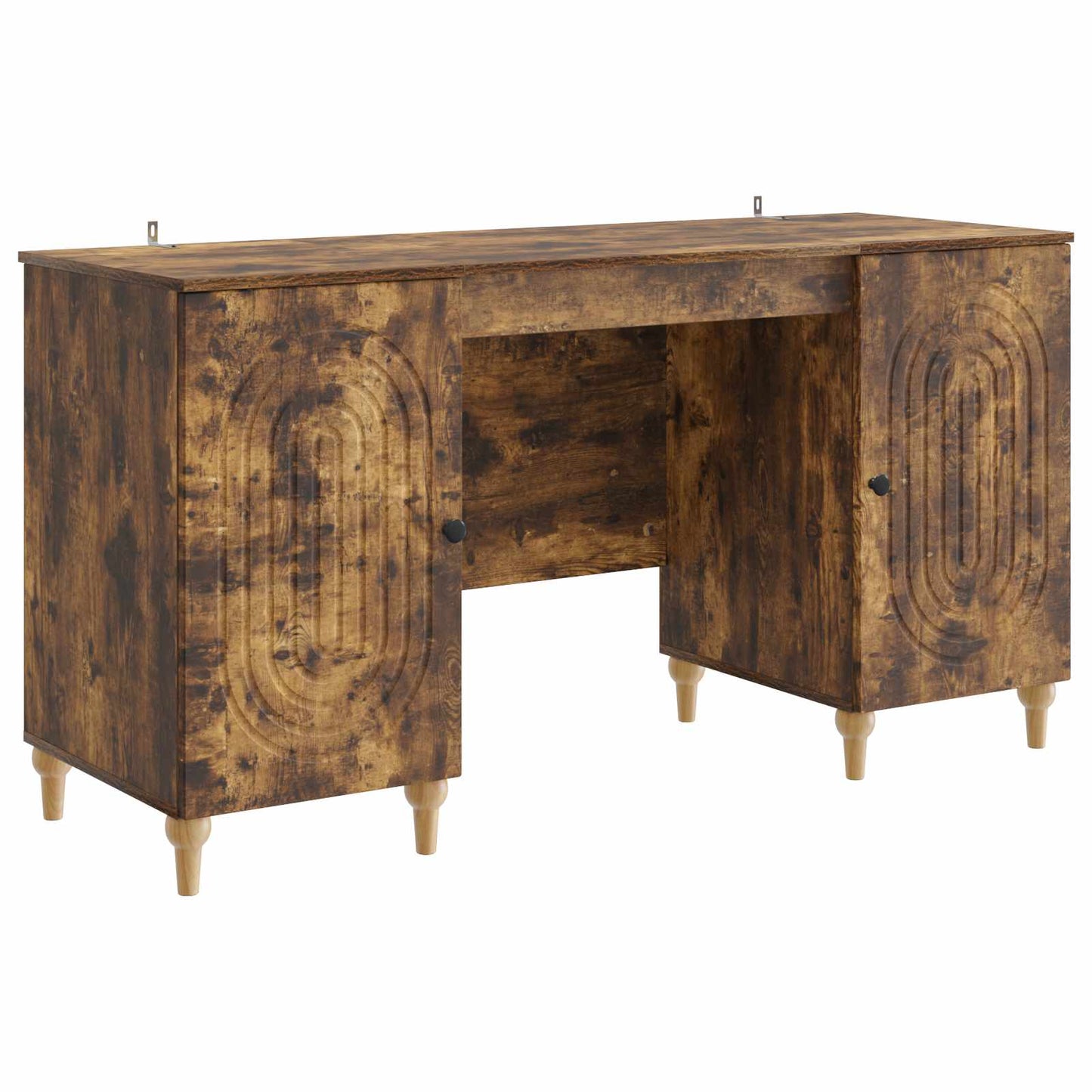 Scrivania Rovere Fumo 142,5 x 50 x 75 cm Legno ingegnerizzato | homemem39