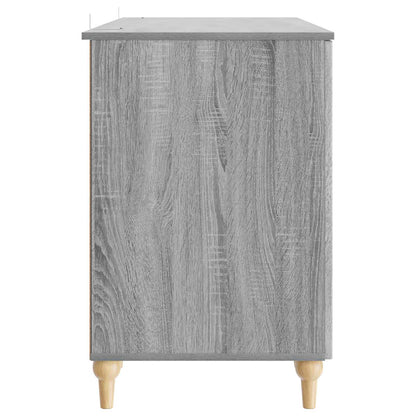 Scrivania Grigio Sonoma 142,5 x 50 x 75 cm Legno ingegnerizzato | homemem39