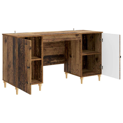 Scrivania Legno antico 142,5 x 50 x 75 cm Legno ingegnerizzato | homemem39