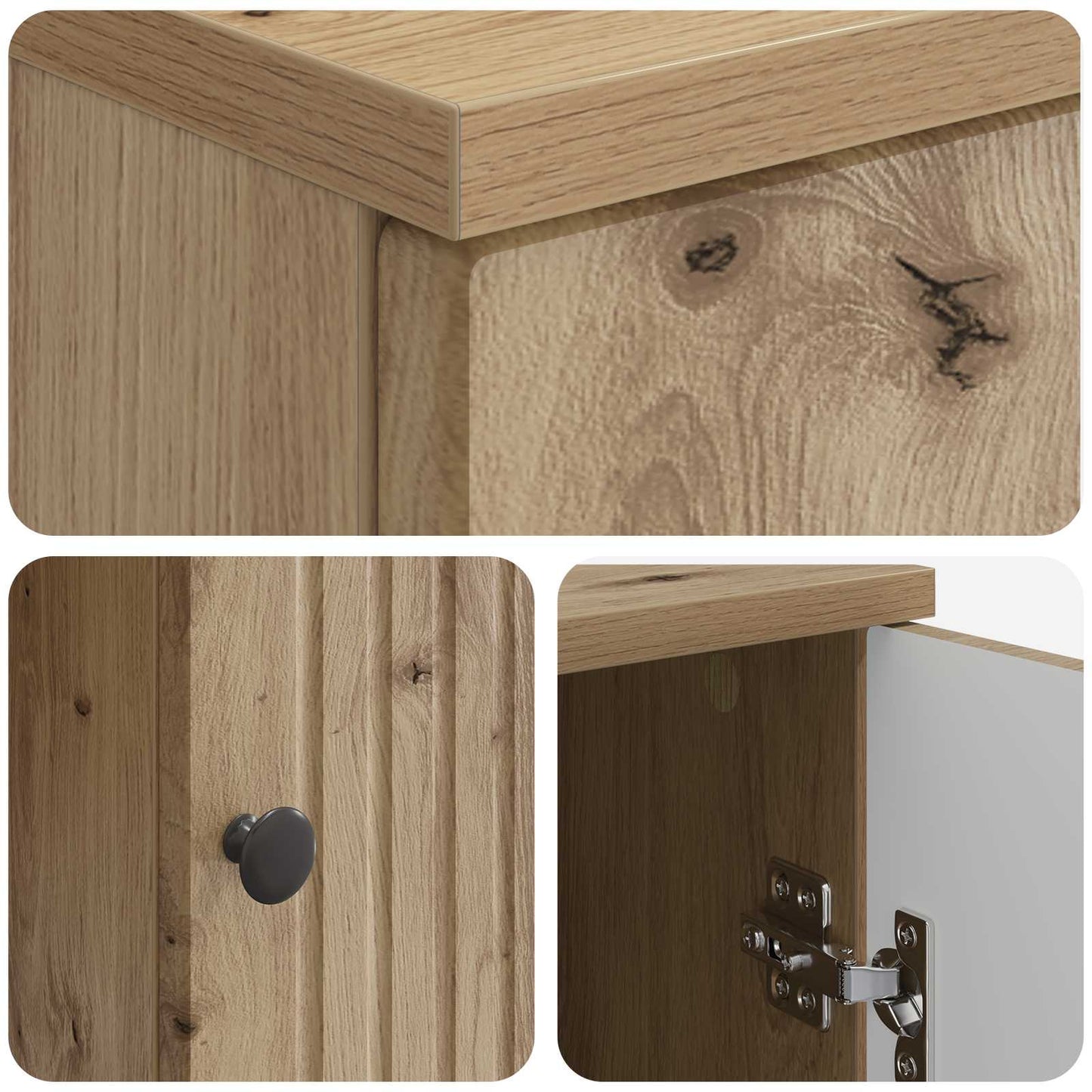 Scrivania con lo scaffale Rovere Artigianale 142,5 x 50 x 75 cm | homemem39