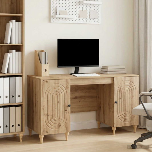 Scrivania con lo scaffale Rovere Artigianale 142,5 x 50 x 75 cm