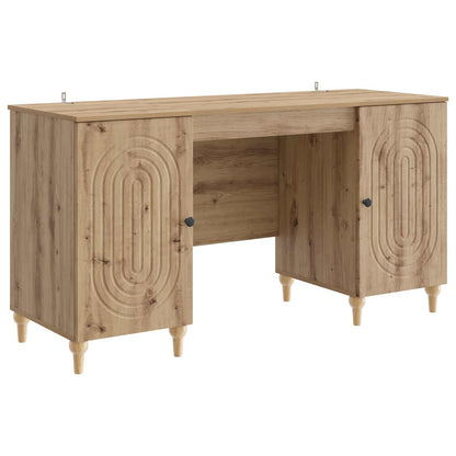 Scrivania con lo scaffale Rovere Artigianale 142,5 x 50 x 75 cm | homemem39