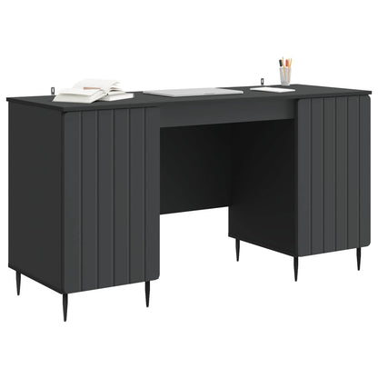 Scrivania Nero 142,5 x 50 x 75 cm Legno ingegnerizzato | homemem39