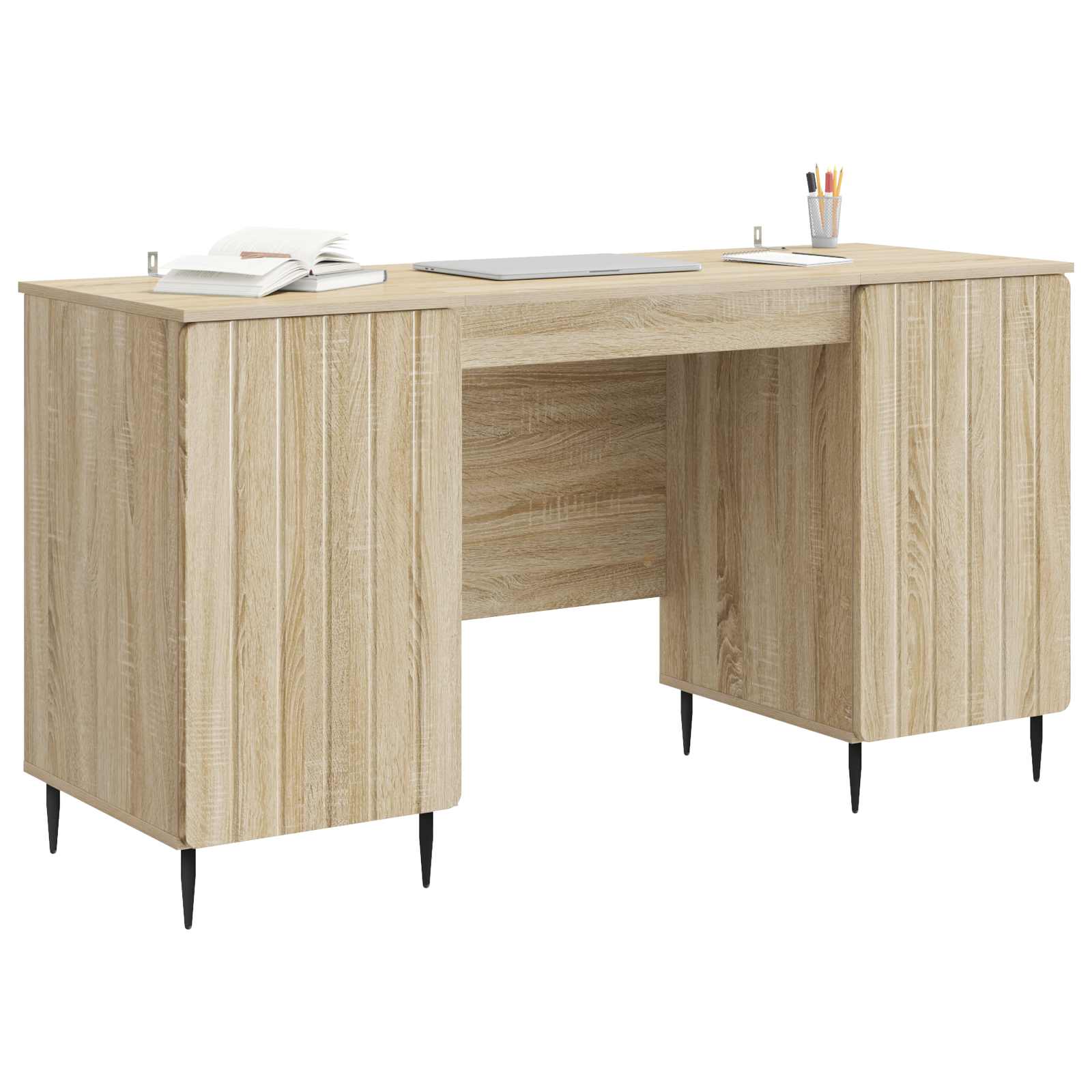 Scrivania Rovere Sonoma 142,5 x 50 x 75 cm Legno ingegnerizzato | homemem39