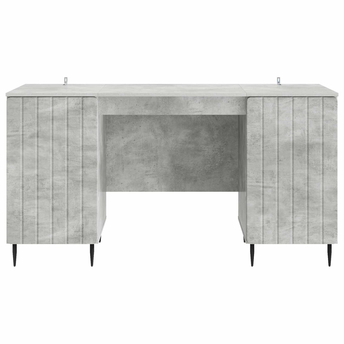 Scrivania con lo scaffale Grigio Cemento 142,5 x 50 x 75 cm | homemem39