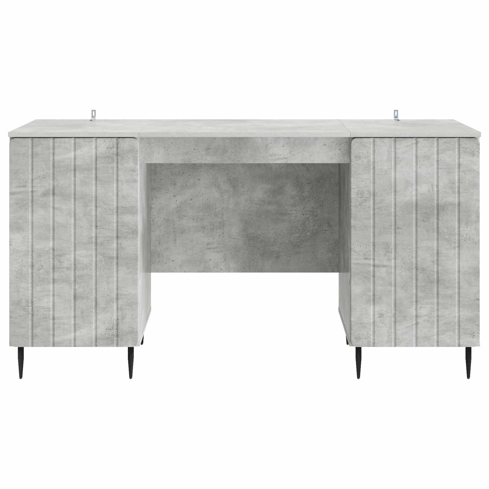 Scrivania con lo scaffale Grigio Cemento 142,5 x 50 x 75 cm | homemem39