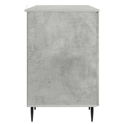 Scrivania con lo scaffale Grigio Cemento 142,5 x 50 x 75 cm | homemem39