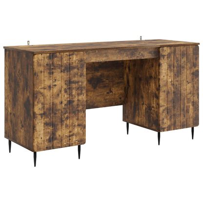Scrivania Rovere Fumo 142,5 x 50 x 75 cm Legno ingegnerizzato | homemem39