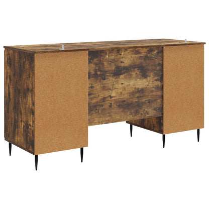 Scrivania Rovere Fumo 142,5 x 50 x 75 cm Legno ingegnerizzato | homemem39
