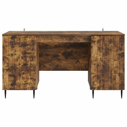 Scrivania Rovere Fumo 142,5 x 50 x 75 cm Legno ingegnerizzato | homemem39