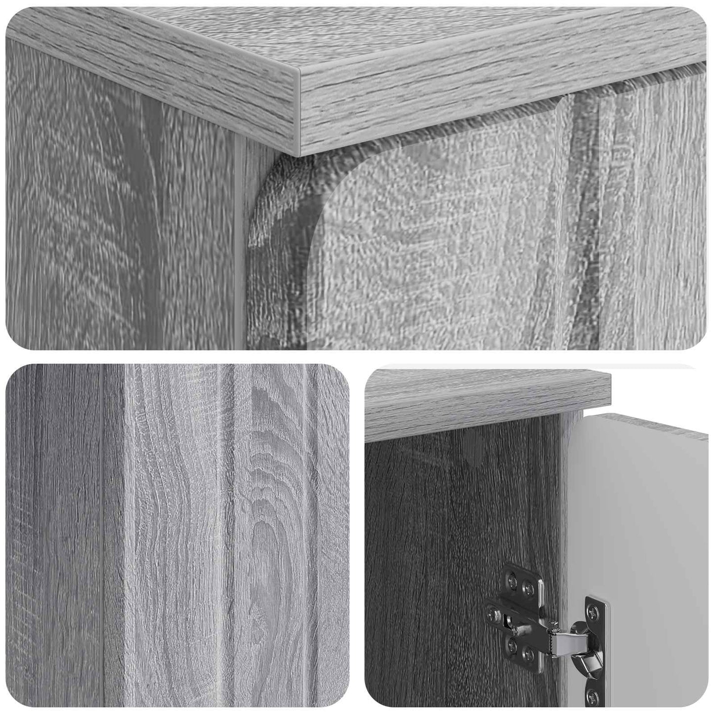 Scrivania Grigio Sonoma 142,5 x 50 x 75 cm Legno ingegnerizzato | homemem39