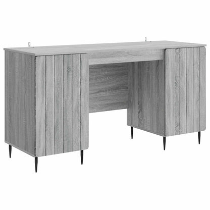 Scrivania Grigio Sonoma 142,5 x 50 x 75 cm Legno ingegnerizzato | homemem39