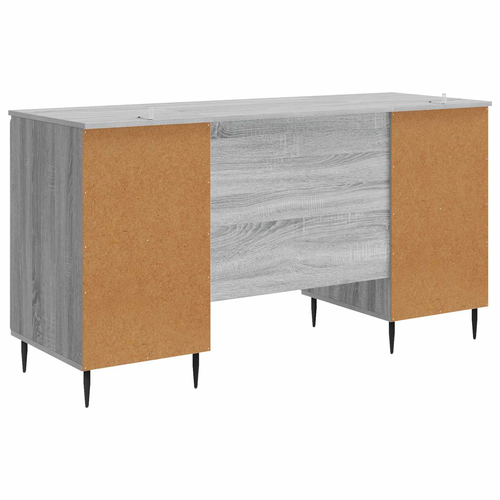Scrivania Grigio Sonoma 142,5 x 50 x 75 cm Legno ingegnerizzato | homemem39
