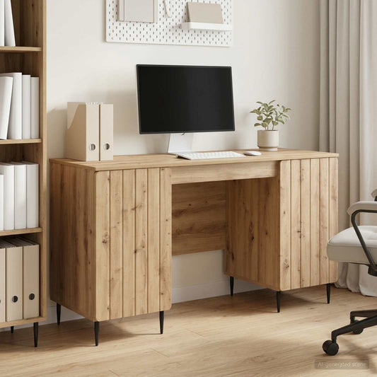 Scrivania con lo scaffale Rovere Artigianale 142,5 x 50 x 75 cm
