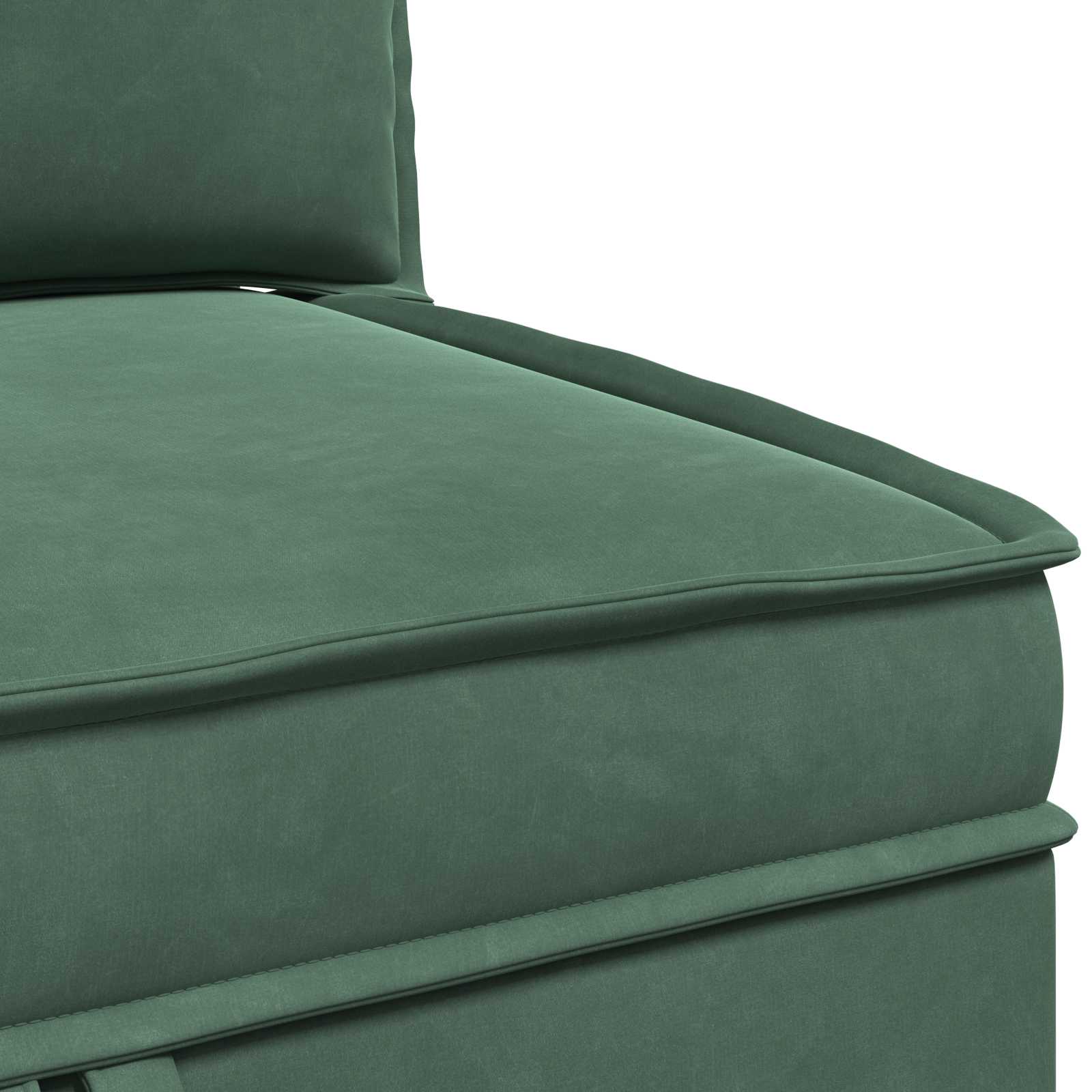 Divano con Stoccaggio Verde Mare Velluto | homemem39