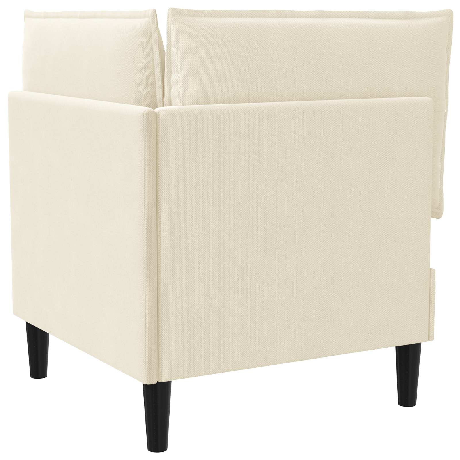 Divano Angolare con Storage Crema Velluto | homemem39