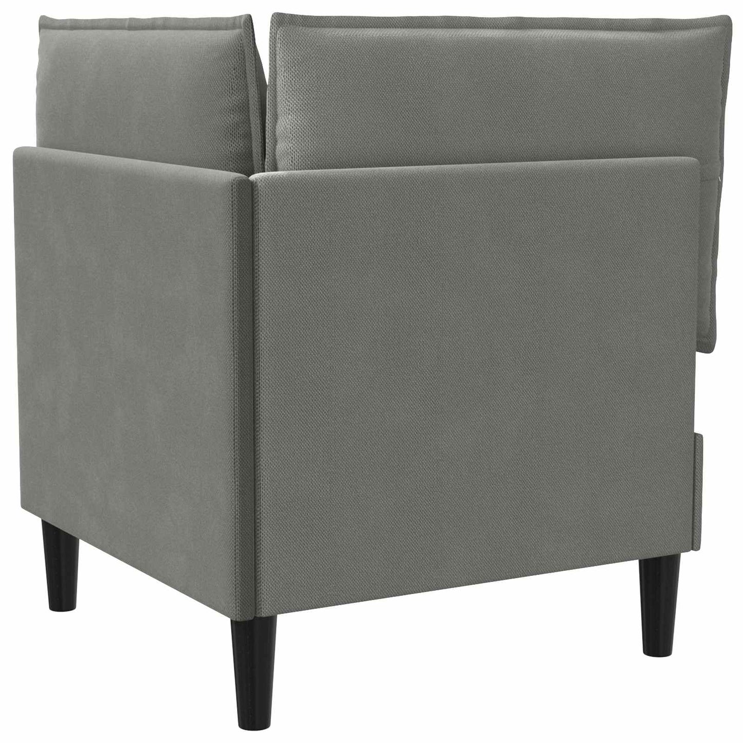 Divano Angolare con Storage Grigio scuro Velluto