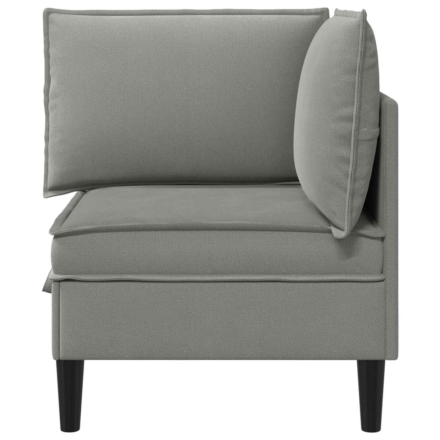 Divano Angolare con Storage Grigio scuro Velluto