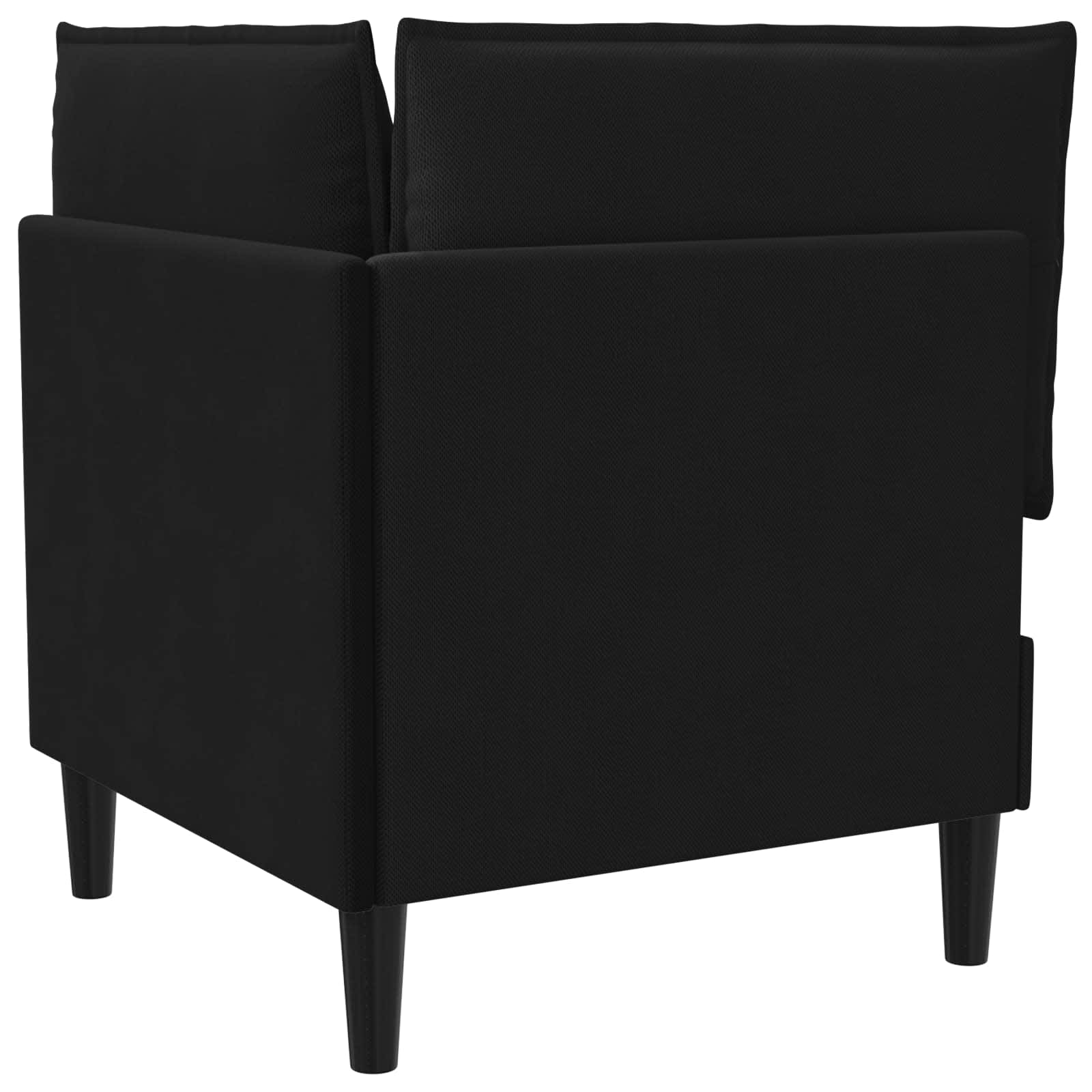 Divano Angolare con Storage Nero Velluto | homemem39