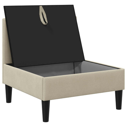 Divano Medio con Storage Sabbia Velluto | homemem39