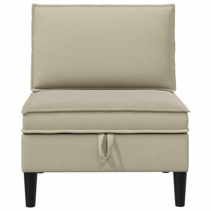 Divano Medio con Storage Sabbia Velluto | homemem39