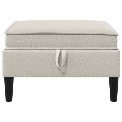 Pouf con Storage Avena Velluto | homemem39