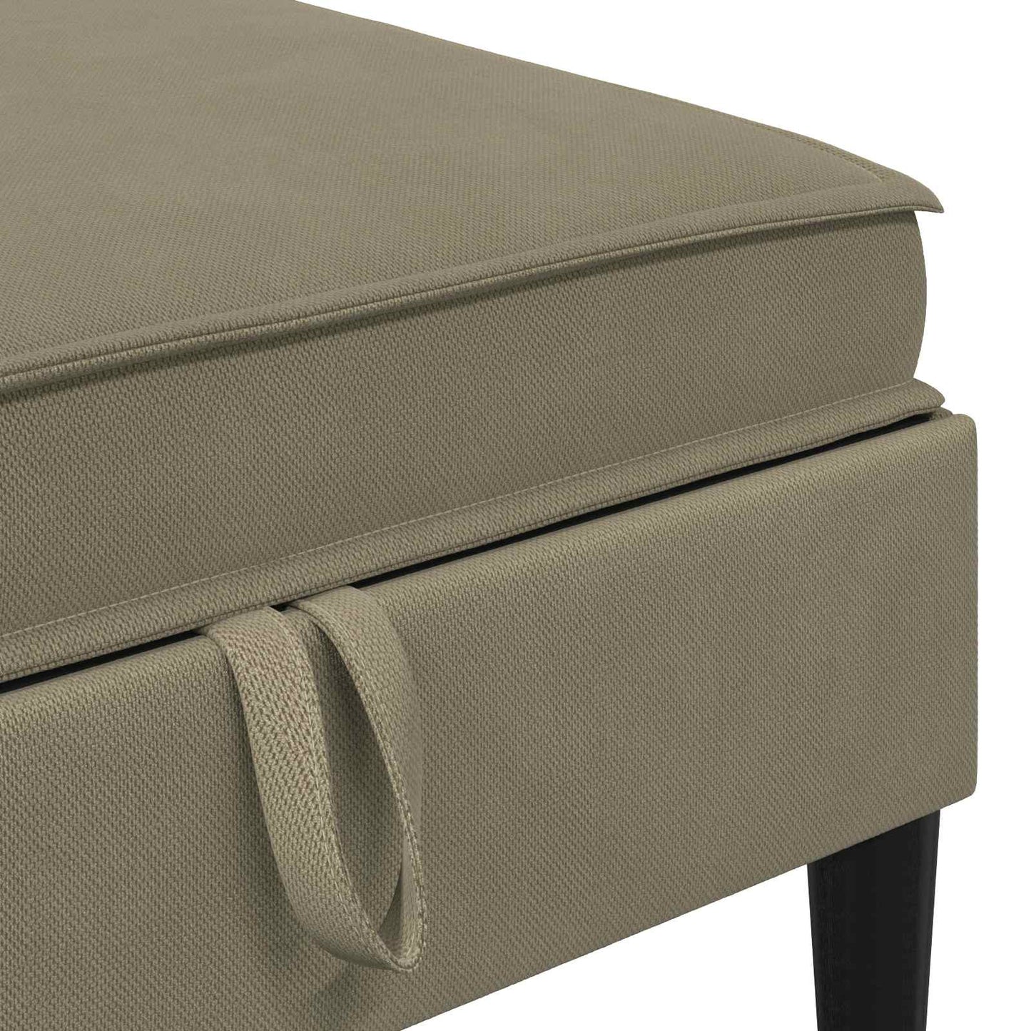 Pouf con Storage Cachi Velluto