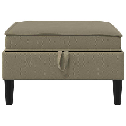 Pouf con Storage Cachi Velluto