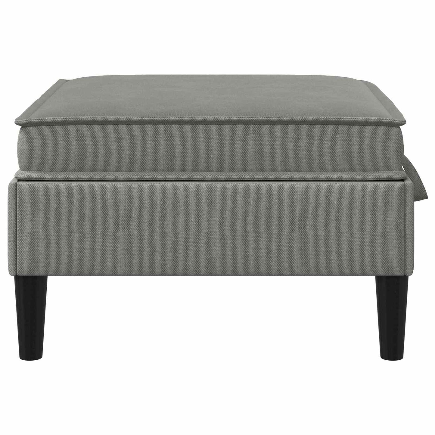 Pouf con Storage Grigio scuro Velluto | homemem39