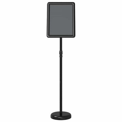 Espositori per Fiere Nero 25 x 25 x 125 cm Alluminio