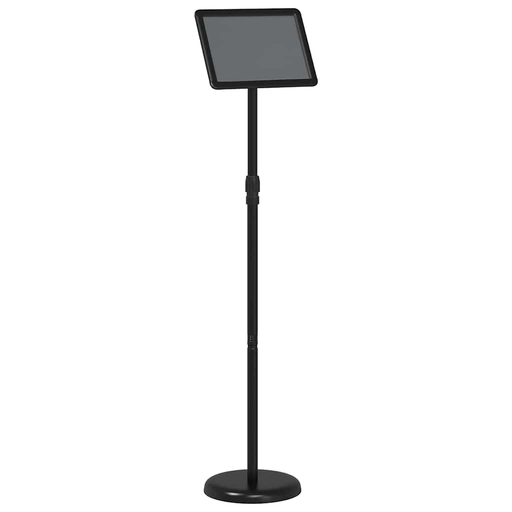 Espositori per Fiere Nero 25 x 25 x 125 cm Alluminio