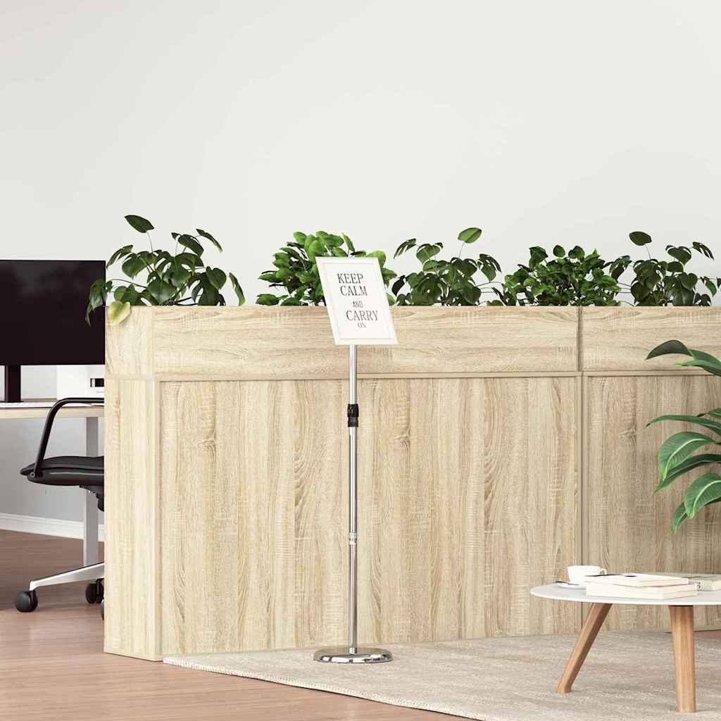 Espositori per Fiere Argento 25 x 25 x 125 cm Alluminio