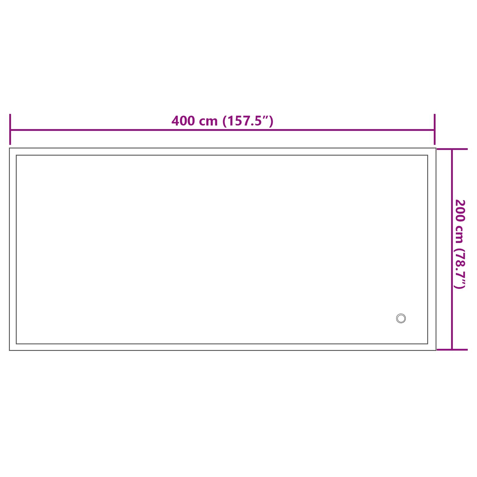 Cuscino invernale per piscina Blu 380 x 180 x 140 cm PVC | homemem39