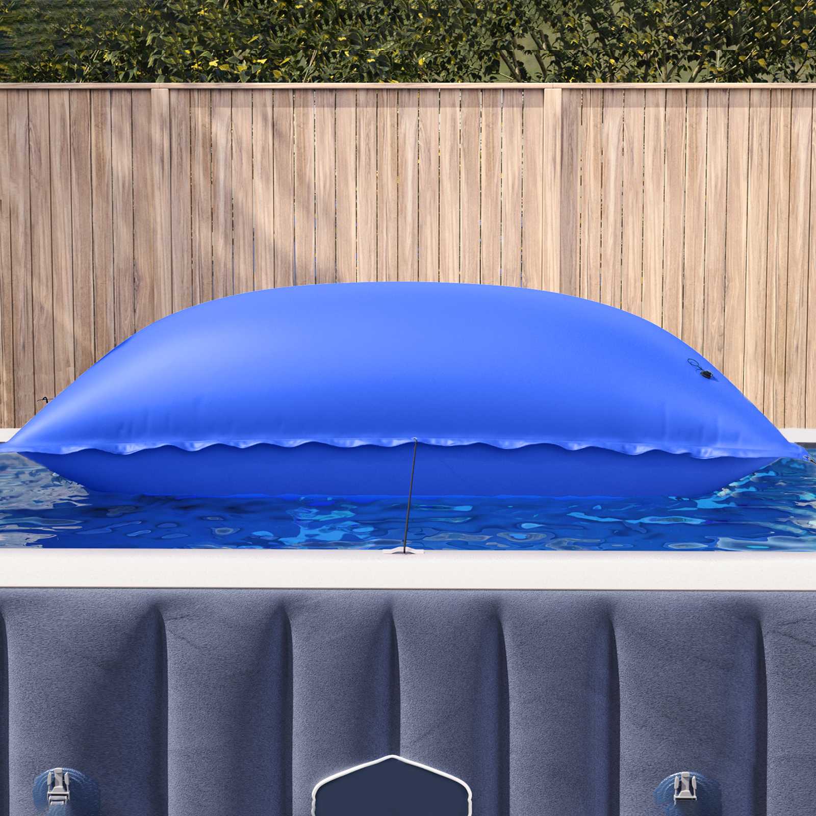 Cuscino invernale per piscina Blu 460 x 230 x 160 cm PVC | homemem39